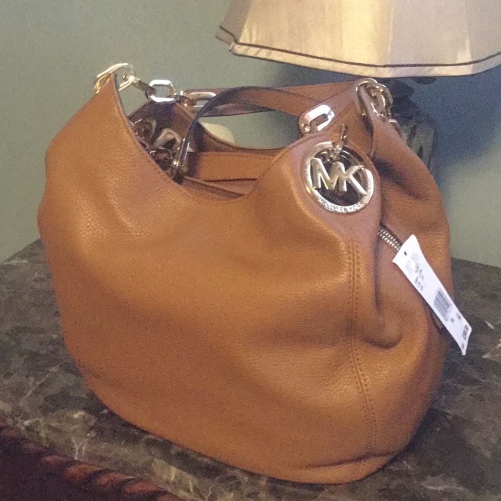Michael Kors Leather Shoulder Tote